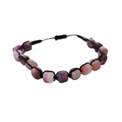 Bratara cu snur ajustabil, Amethyst Stone, A4B132