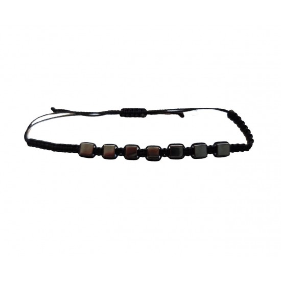 Bratara cu snur ajustabil, Black, A4B118