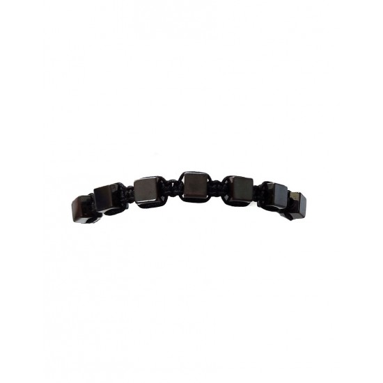 Bratara cu snur ajustabil, Black, A4B118