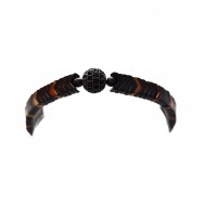 Bratara cu snur ajustabil, Black Charm, A4B113