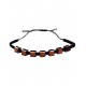 Bratara cu snur ajustabil, Brown, A4B117 Bratara cu snur ajustabil, Brown, A4B117