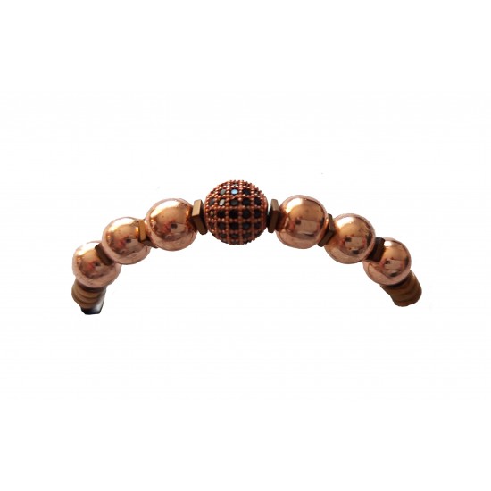 Bratara cu snur ajustabil, Gold Charm, A4B119