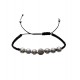 Bratara cu snur ajustabil, Silver Charm, A4B120