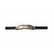 Bratara  din piele ecologica, Acora, Inox, A4B74