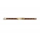 Bratara din piele ecologica, Cruce, Inox, A4B104