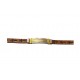 Bratara din piele ecologica, Cruce, Inox, A4B104