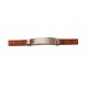 Bratara din piele ecologica, Inox, A4B57