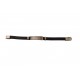 Bratara din piele ecologica, Linii, Inox, A4B75