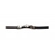 Bratara din piele ecologica, Schelete, Inox, A4B84
