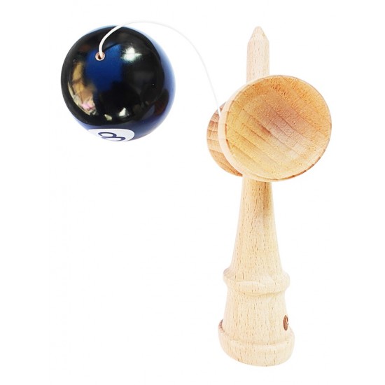 Kendama din lemn natural, Bila lemn + Sticker Waterproof USA pentru telefon, 174KD