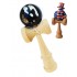 Kendama din lemn natural, Bila lemn + Sticker Waterproof USA pentru telefon, 175KD