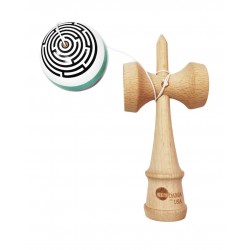 Kendama din lemn natural, Bila lemn + Sticker Waterproof USA pentru telefon, 176KD