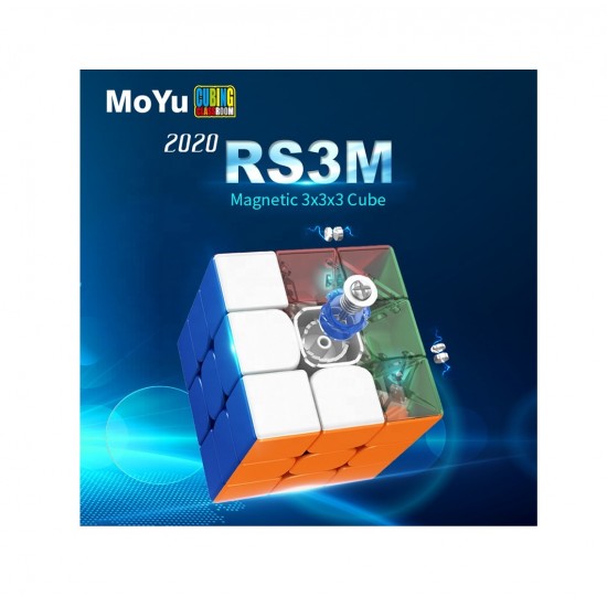 Cub Magic 3x3x3 Moyu MoFang RS3M magnetic, Stickerless, 259CUB-1