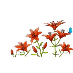 Sticker decorativ, Crin, 150 cm, 397STK-4
