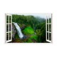 Sticker decorativ, Fereastra 3D, Cascada, 85 cm, 309STK Sticker decorativ, Fereastra 3D, Cascada, 85 cm, 309STK