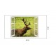 Sticker decorativ, Fereastra 3D, Cerb, 85 cm, 288STK