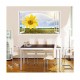 Sticker decorativ, Fereastra 3D, Floarea soarelui, 85 cm, 337STK