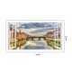 Sticker decorativ, Fereastra 3D Lac, 85 cm, 170STK