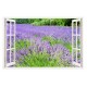 Sticker decorativ, Fereastra 3D, Lavanda, 85 cm, 297STK