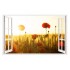 Sticker decorativ, Fereastra 3D, Maci, 85 cm, 302STK