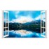 Sticker decorativ, Fereastra 3D, Munte, 85 cm, 236STK