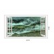 Sticker decorativ, Fereastra 3D, Munti, 85 cm, 204STK