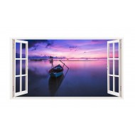 Sticker decorativ, Fereastra 3D, Ocean, 85 cm, 179STK Sticker decorativ, Fereastra 3D, Ocean, 85 cm, 179STK