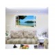 Sticker decorativ, Fereastra 3D, Ocean, 85 cm, 332STK
