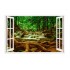Sticker decorativ, Fereastra 3D, Parau, 85 cm, 317STK