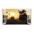 Sticker decorativ, Fereastra 3D Rasarit, 85 cm, 171STK