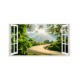 Sticker decorativ, Fereastra 3D, Vara, 85 cm, 254STK