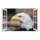 Sticker decorativ, Fereastra 3D, Vultur, 85 cm, 272STK Sticker decorativ, Fereastra 3D, Vultur, 85 cm, 272STK