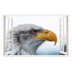 Sticker decorativ, Fereastra 3D, Vultur, 85 cm, 275STK Sticker decorativ, Fereastra 3D, Vultur, 85 cm, 275STK