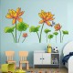 Sticker decorativ, Flore portocalie, 150 cm, 396STK-1