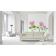 Sticker decorativ, Flore roz pal, 150 cm, 396STK-3