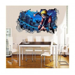 Sticker decorativ, Gaura in perete 3D, Anime, 85 cm, 341STK Sticker decorativ, Gaura in perete 3D, Anime, 85 cm, 341STK
