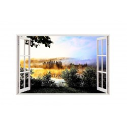 Sticker decorativ, Lac 3D, 85 cm, 161STK
