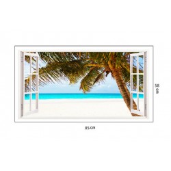 Sticker decorativ, Ocean 3D, 85 cm, 166STK