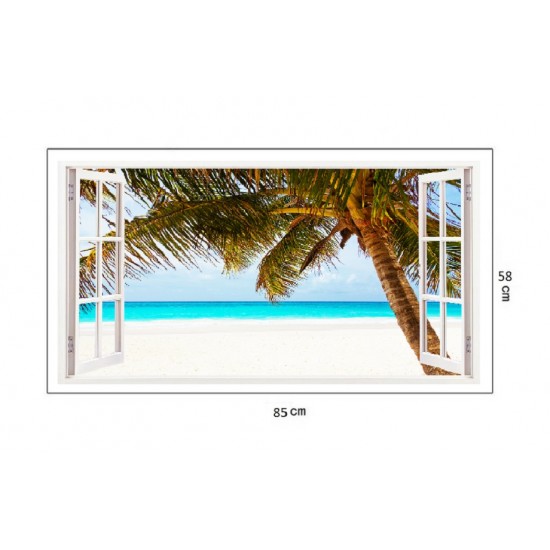 Sticker decorativ, Ocean 3D, 85 cm, 166STK Sticker decorativ, Ocean 3D, 85 cm, 166STK