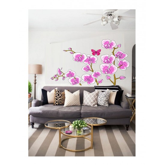 Sticker decorativ, Orhideie, 150 cm, 399STK-4