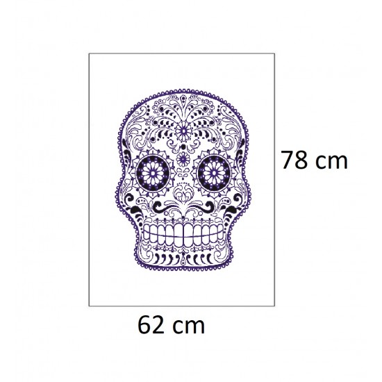 Sticker decorativ, Skull, 78 cm, 216STK-1 Sticker decorativ, Skull, 78 cm, 216STK-1