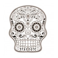 Sticker decorativ, Skull, 78 cm, 216STK-11