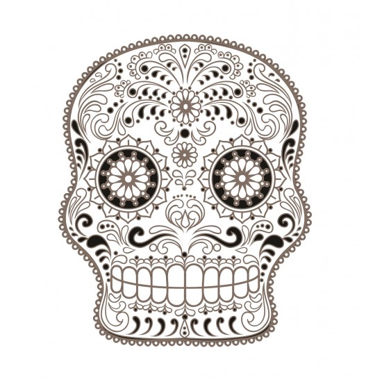 Sticker decorativ, Skull, 78 cm, 216STK-11