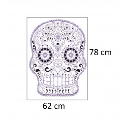 Sticker decorativ, Skull, 78 cm, 216STK-13 Sticker decorativ, Skull, 78 cm, 216STK-13