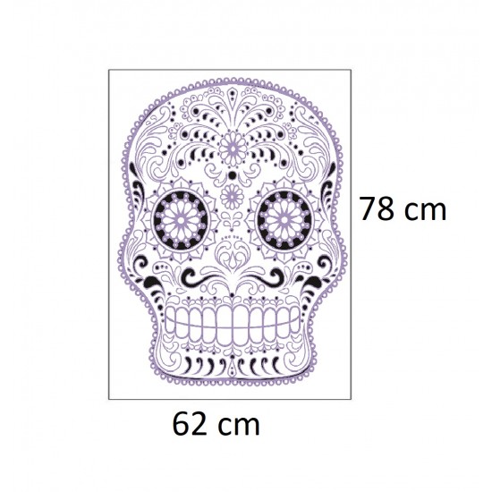 Sticker decorativ, Skull, 78 cm, 216STK-13
