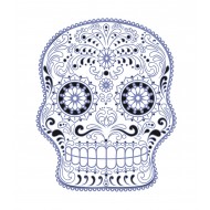 Sticker decorativ, Skull, 78 cm, 216STK-14