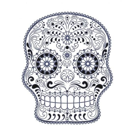 Sticker decorativ, Skull, 78 cm, 216STK-15