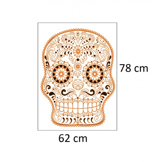 Sticker decorativ, Skull, 78 cm, 216STK-9 Sticker decorativ, Skull, 78 cm, 216STK-9