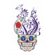 Sticker decorativ, Skull, 90 cm, 219STK-1