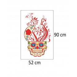 Sticker decorativ, Skull, 90 cm, 219STK-4